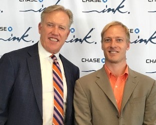 Jeff Hopp with NFL legend John Elway